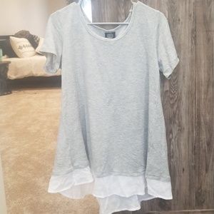 Gray Dressy T Shirt